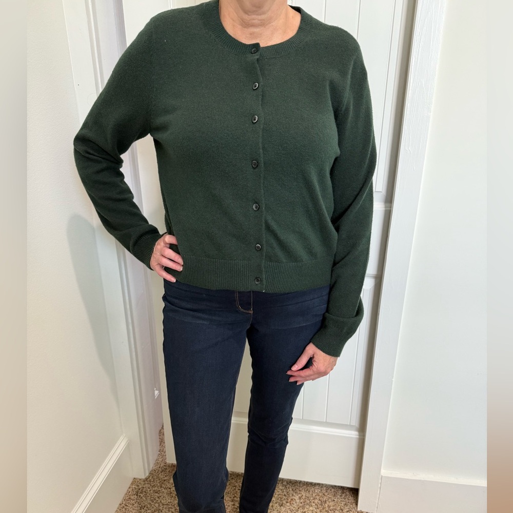 Old Navy Green Button Down Sweater
